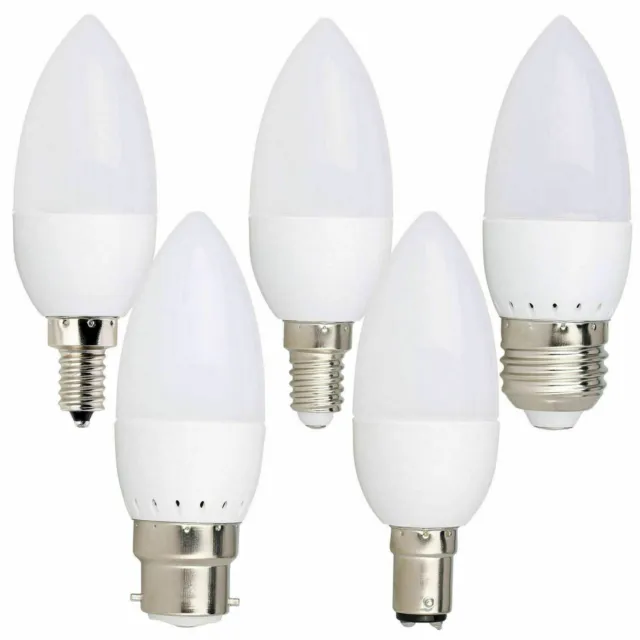 3W 2835 SMD E12 E14 E27 B15 B22 Kunststoff Kerzenlicht Weiß Heimbeleuchtung