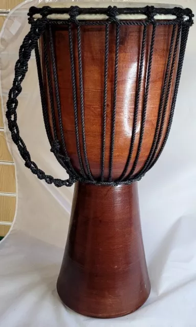 Large African Mahogany Djembe Drum