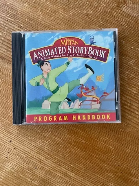 Disney's Mulan Animated StoryBook (Windows/Mac, 1998) Program Handbook  ~  CIB