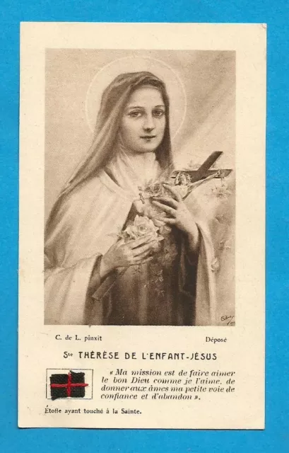 Image Pieuse Relique Sainte Therese  De L Enfant Jesus  Carmel