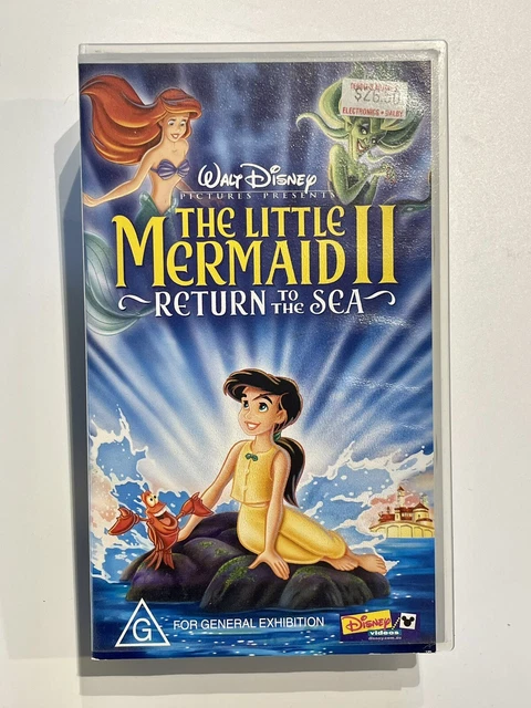 WALT DISNEY THE Little Mermaid II 2 Return To The Sea VHS Video $15.00 ...
