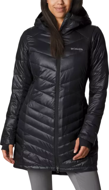 Columbia 1982661 Joy Peak Mid Hooded Jacket for Ladies - Black - L