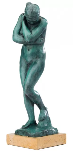 Bronzeskulptur nach Rodin Bronze Eva Figur Kopie Replik Figur Antik-Stil 46cm