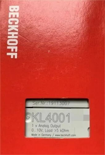 New In Box BECKHOFF KL4001 PLC Module KL4001