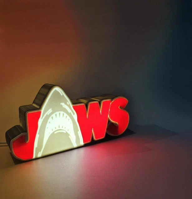 JAWS SHARK LED Light Box: Iconic Movie Horror Lamp USB powered £10.99 ...