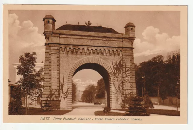 METZ - Moselle - CPA 57 - doors - door Prince Frederic Charles