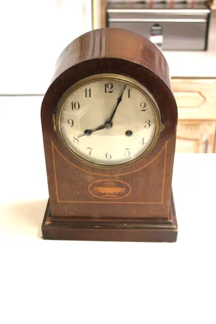 Antique German Chiming Mantel Clock for Parts (4925)