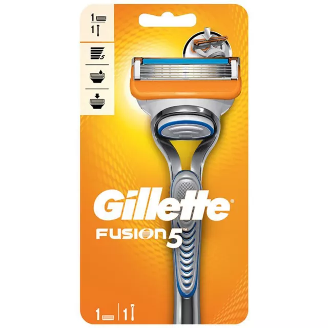 Gillette Fusion 5 Mens Razor Handle + 1 Refill Cartridge