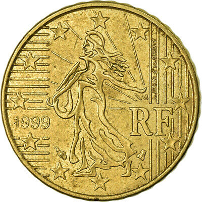 [#759071] France, 10 Euro Cent, 1999, TTB, Laiton, KM:1285