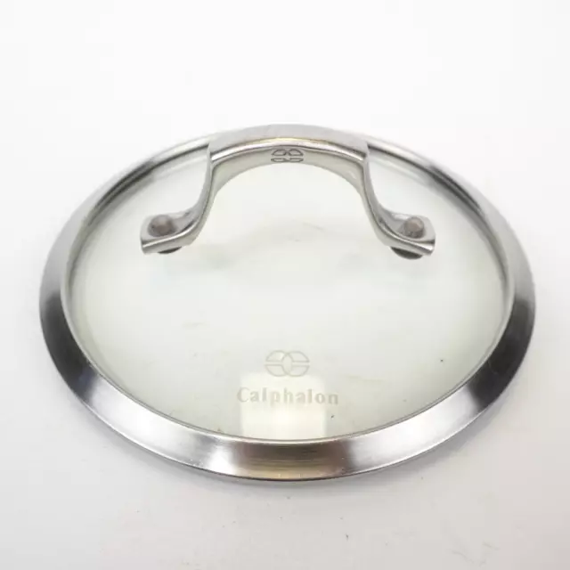 Calphalon Cookware 6 7/8 inch Replacement Glass Lid Inside Diameter 6 1/8 inch