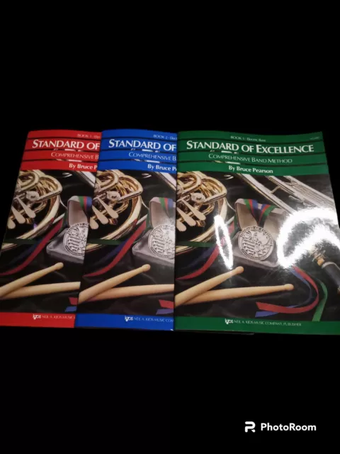 1993 Standard of Excellence: Comprehensive Band Method Electric Bass Books 1-3