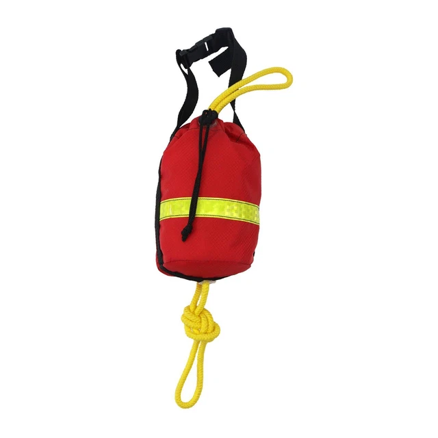 Throw Bag for Water Rescue with Rope, Rope Throw Bag, Yellow Throwline, 21M High