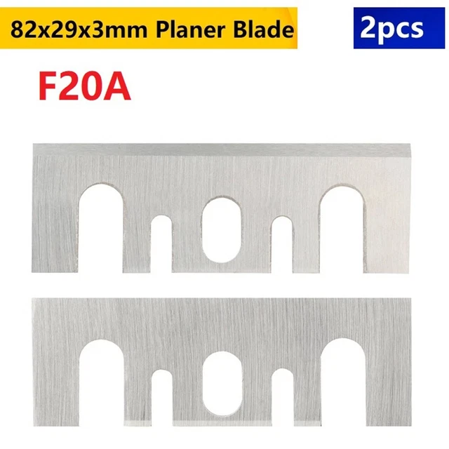Hojas cepilladoras eléctricas 82x29x3mm aptas para cortar herramienta eléctrica plata m
