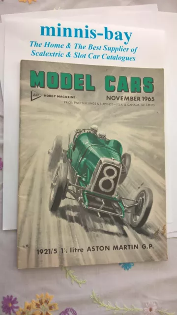 Scalextric Model Cars Magazine October 1965 The Golden Age of Slot Racing !!