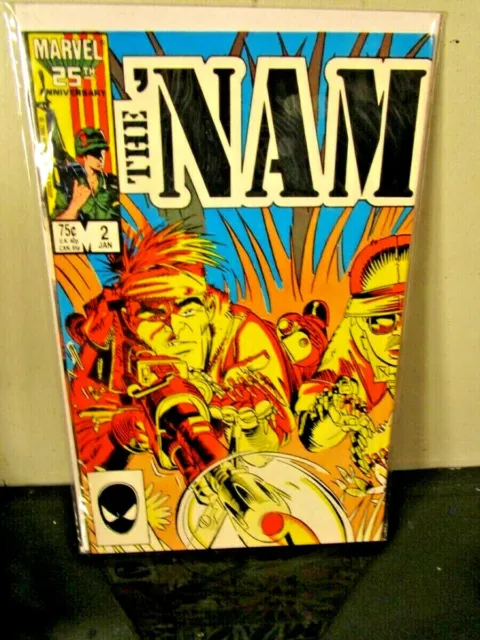 The 'Nam #2 (1986 Marvel) Doug Murray & Michael Golden BAGGED BOARDED~