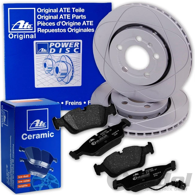 ATE PowerDisc DISCHI FRENO 321mm + PASTIGLIE CERAMICHE ANTERIORI per AUDI A6 4F C6