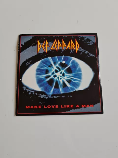 Def Leppard ‎– Make Love Like A Man LEP 7 Vinyl, 7" A1/B1 First Pressing VG/VG