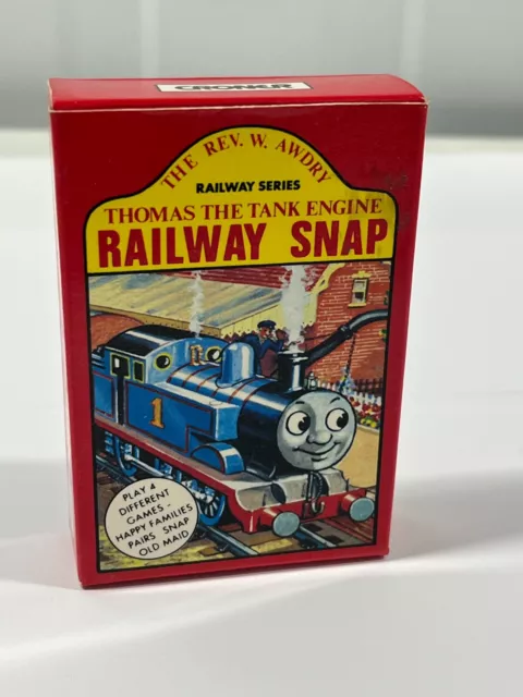 Thomas The Tank Engine Railway Snap Game Playing Cards 1984 1996 Complete in Box