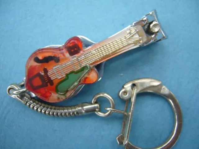 Porte clés - Keychain  - COUPE ONGLES  Guitare - Nail Clipper