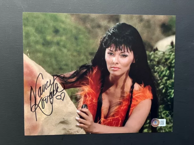 Nancy Kovack Hot!! autographed signed sexy Star Trek 8x10 photo Beckett BAS coa