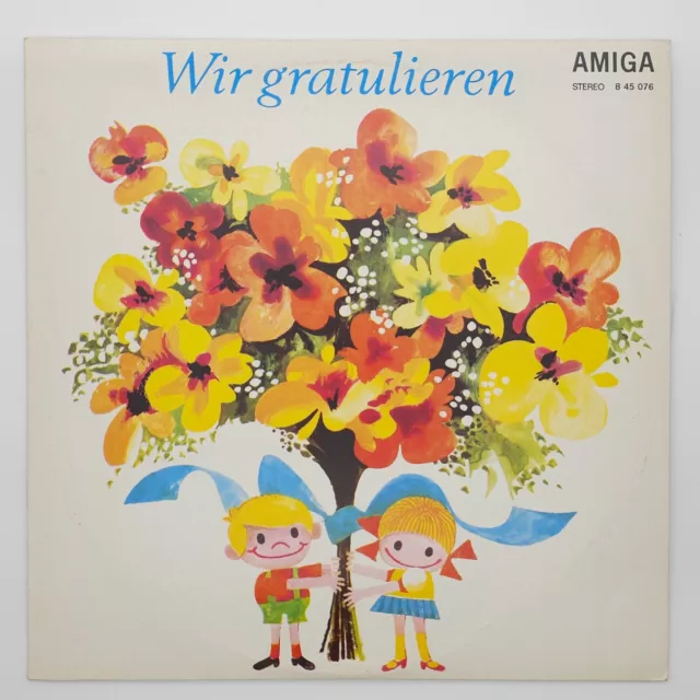 Wir gratulieren - Amiga- Schallplatte LP Vinyl 12"