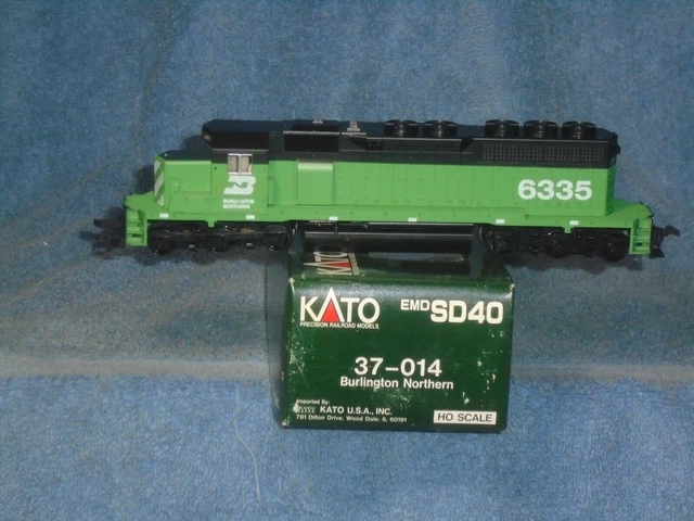 Kato Ho Scale #37-013 Emd Sd40 Burlington Northern #6338