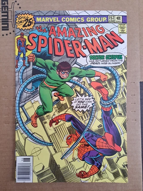 Amazing Spider-Man Comic Book No 157  The Ghost That Haunted Octopus! NICE COMIC