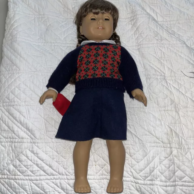 Retired American Girl Doll Molly McIntyre With Meet Outfit