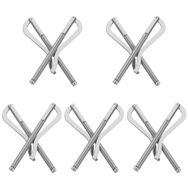Spring Clip Inseert 5 COUNT SPRING Clip Insert Replacement Money Cash Metal Check Holder £ ...
