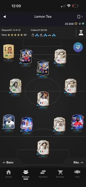 COMPTE FC 24 - Équipe à 15m Full Invendable Marche Débloque Sur Lapp