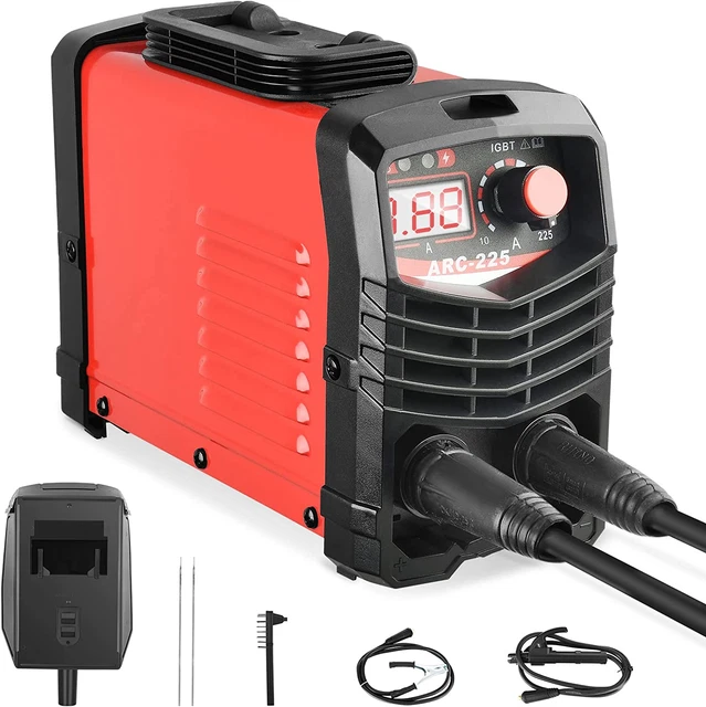 Saldatrice Inverter MMA 220V,Aomdom Saldatrice Elettrodo IGBT 225A Con Display D