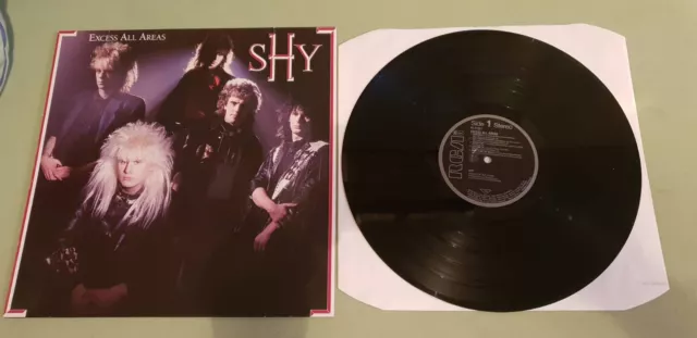 SHY Excess All Areas LP, heavy, rock, blues, pop