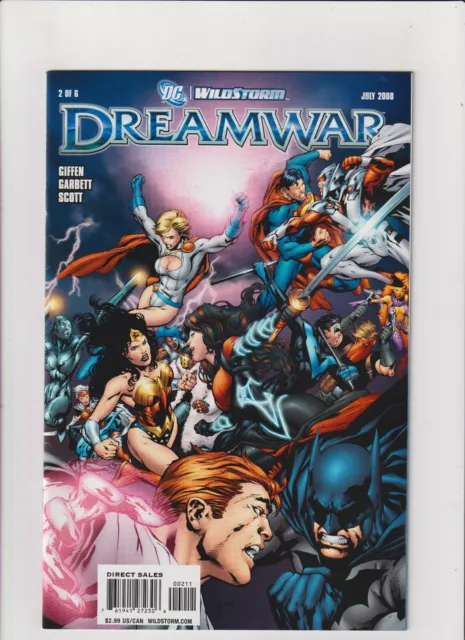 DC/Wildstorm: Dreamwar #2 VF/NM 9.0 DC Comics 2008 Authority,Justice League