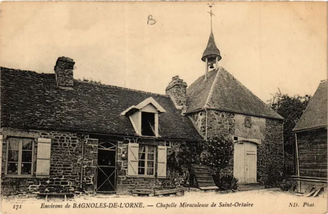 CPA AK Env. de BAGNOLES-de-l'ORNE - Chapelle Miraculeuse de St-. (435224)