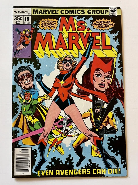 Ms. Marvel #18: Marvel Comics 1978, Key Issue First App. Mystique Worth Grading!