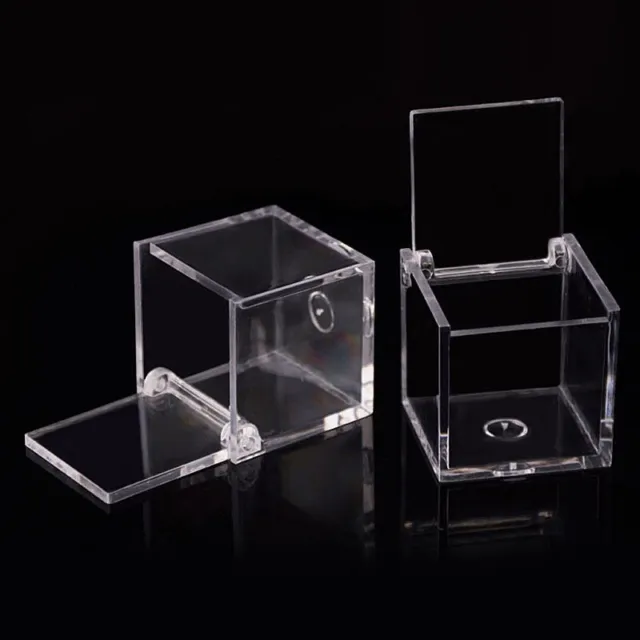 Scatola di plastica caramelle scatola trasparente 12 pz permanente alta trasparenza piccola