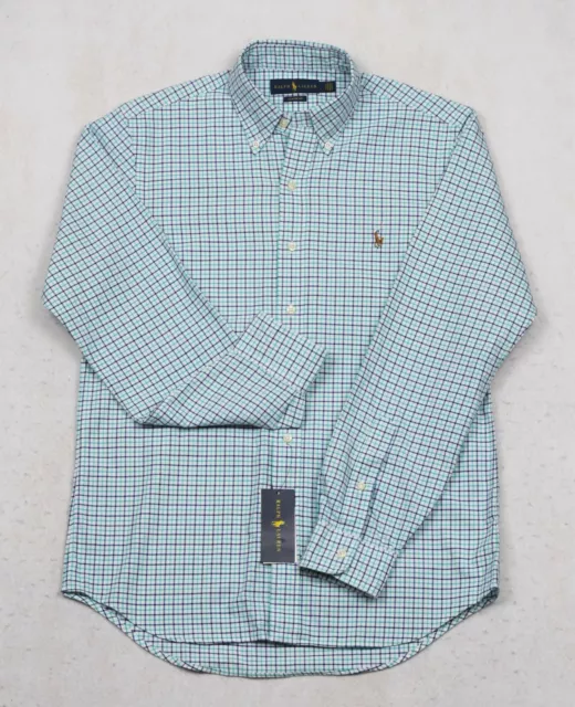 Ralph Lauren Shirt Plaid Oxford Button-Front 2XB 2X Big Tall NWT $110