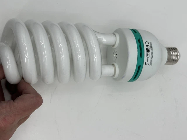 Full Spectrum Light Bulbs 2x135W 5500K CFL Daylight Photography Lighting