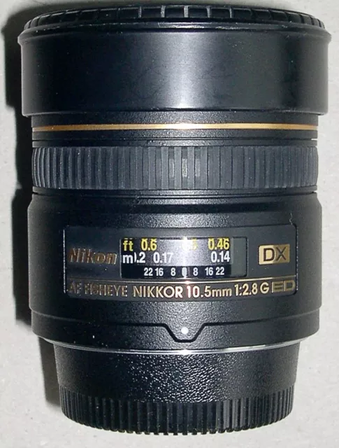 Nikon DX AF Fisheye Nikkor 10.5mm 1-2.8 G ED