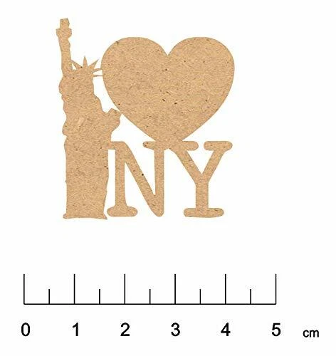 Form aus Holz MDF I Love Ny