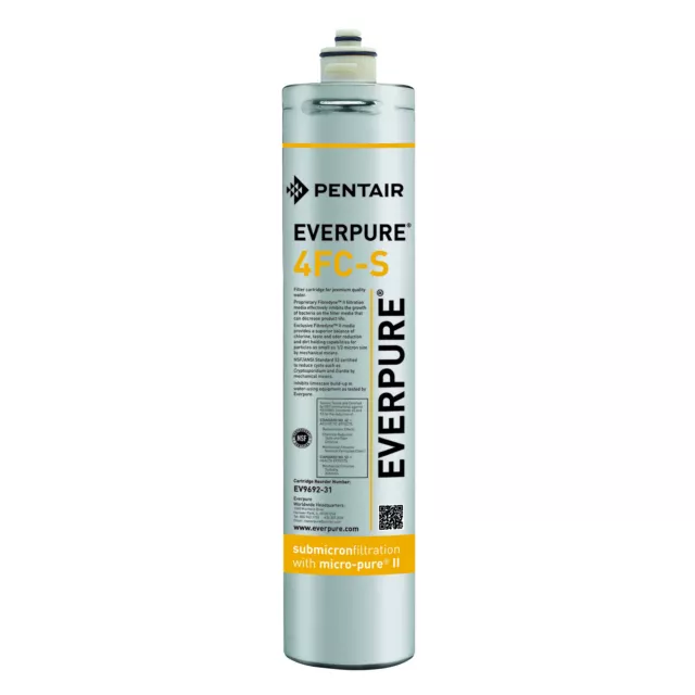 Everpure EV969231 Replacement Cartridge: 4FC-S Water Filter Cartridge, 4FC-S
