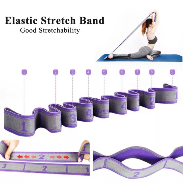 PULL ROPE ELASTIC With Handles Yoga Fitness Strength Training