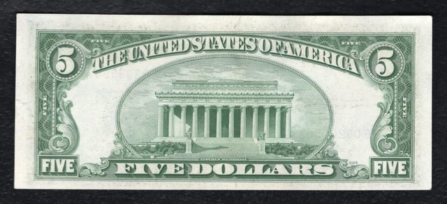 Fr. 1655 1953 $5 Five Dollars Silver Certificate Note Choice Uncirculated 2