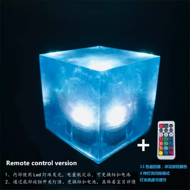 Loki Season 1 Tesseract Cube Scale Marvel Led Cosplay Props Lemote Control Gift