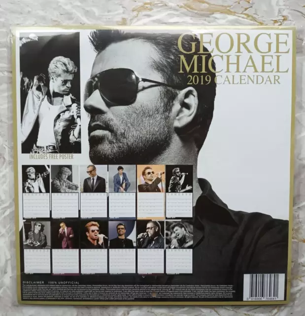 George Michael - Calendrier 2019 / 2019 Calendar 2