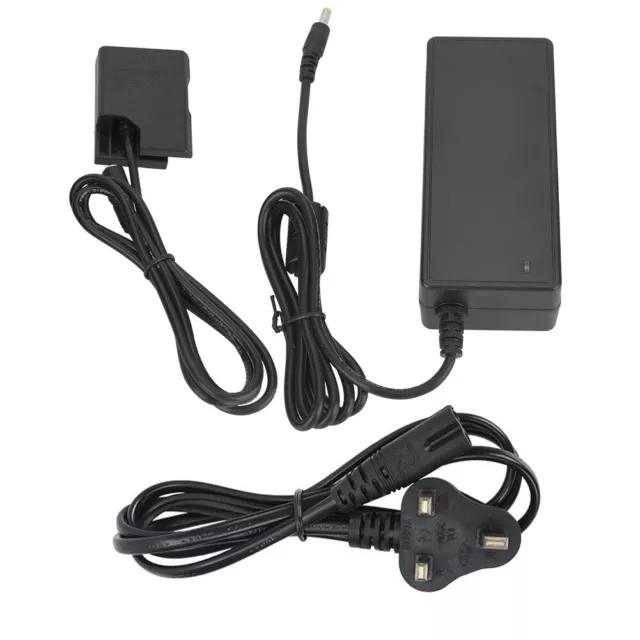 (UK Plug)Dummy Battery Box EN-EL14External Camera Battery Power Adapter For