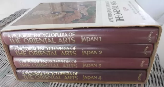 4 Volume Reference Set - "A Pictorial Encylopedia of the Oriental Arts" - Japan