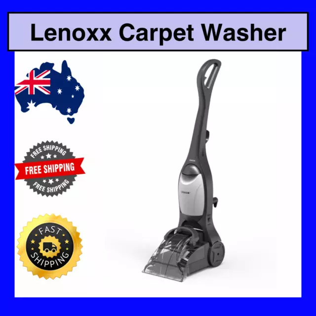 Lenoxx Carpet Shampooer & Washer Machine Deep Cleaning Rug Steam Cleaner Grey AU