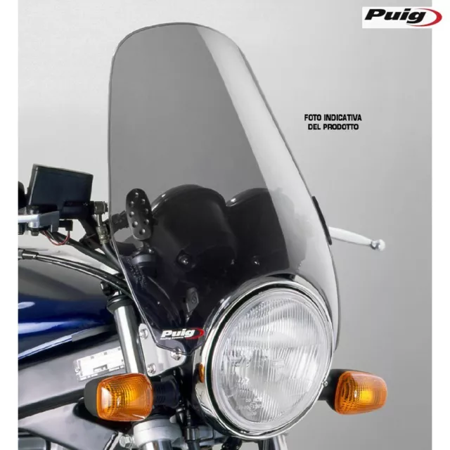 Pare-Brise Custom II Fumée Clair For Aprilia 900 Shiver 2017-2018