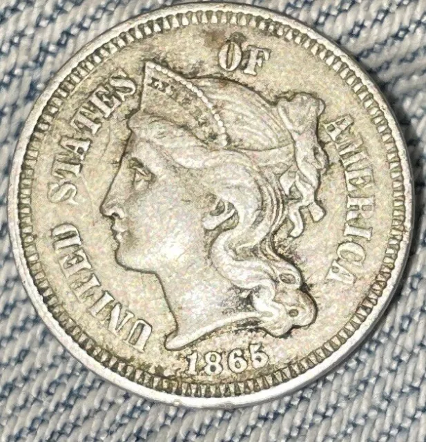 1865 3 cent Nickel die clashes 1865 3 cent Nickel die clashes